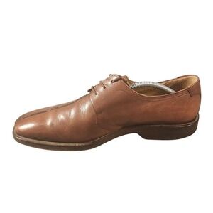 Mezlan Shoes Mens‎ Size 12 Brown Leather Derby Dress Square Toe Made In Spain